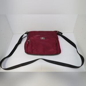 Roots73 Maroon Crossbody Bag with Adjustable Strap